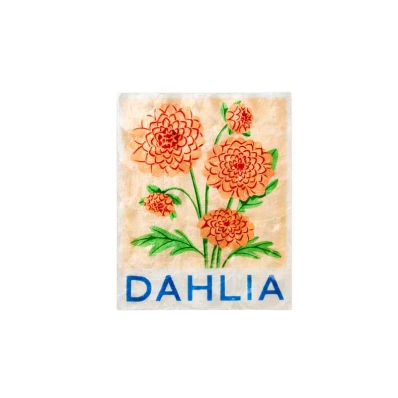 Market Wall Art Dahlia
