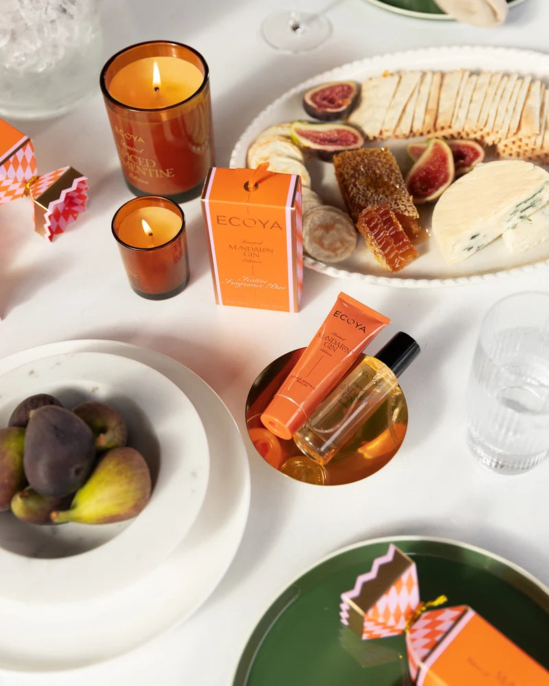 Festive Fragrance Duo - Mini Hand Repair Balm 40ml and Mini Room Spray 30ml - Mandarin Gin