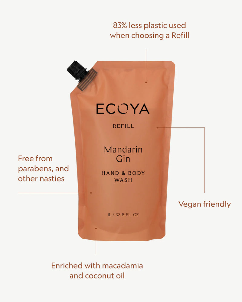 Hand & Body Wash Refill - Mandarin Gin
