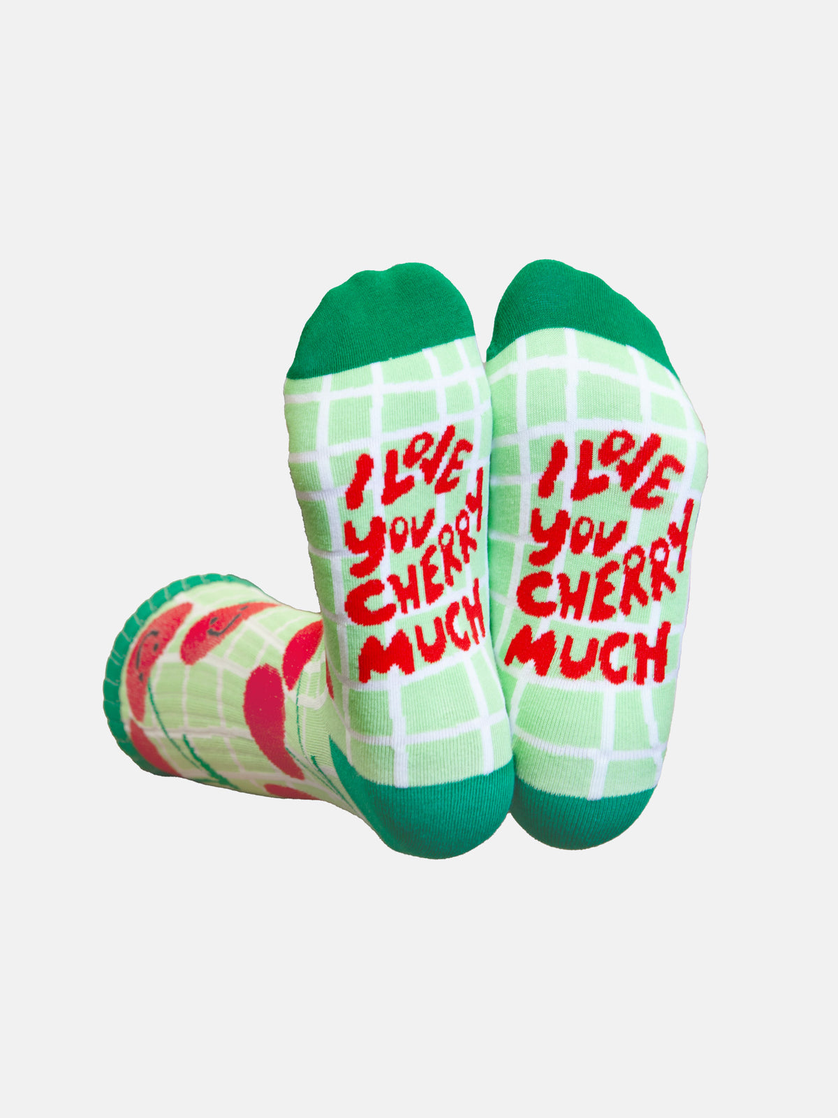 Flat Socks - Cherry