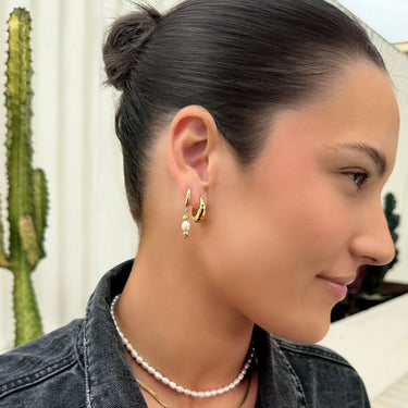 Empire Hoop Earrings