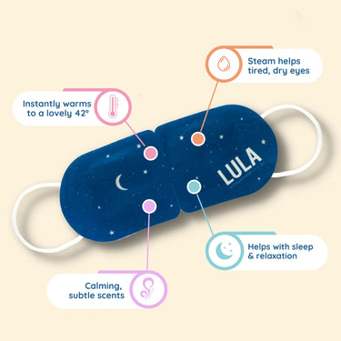 Lula Self-Warming Eye Masks (5 Pack) - Rose
