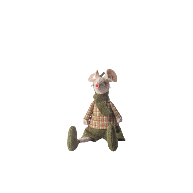 Green Billy Mouse Sitting
