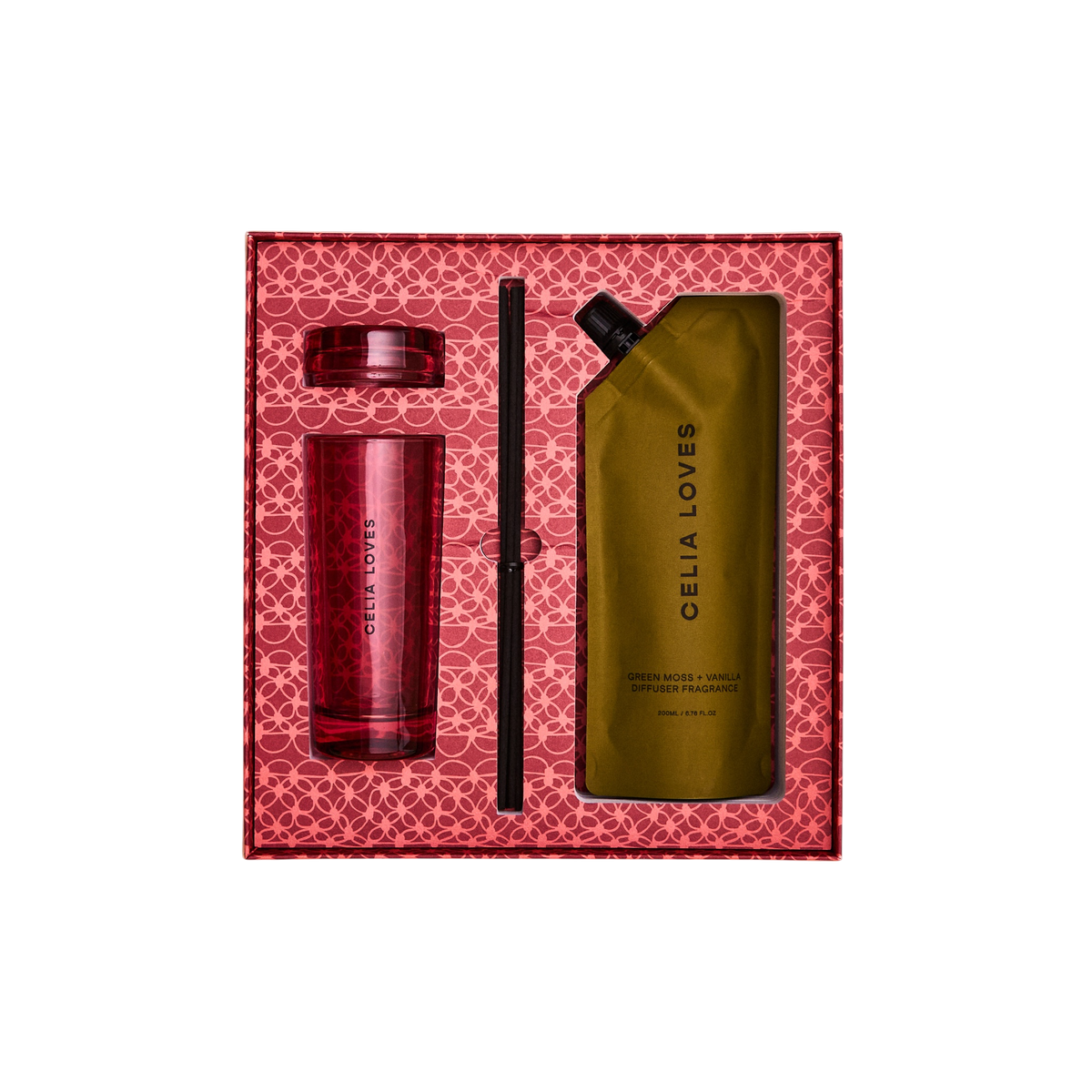 Diffuser Set – Green Moss + Vanilla 200ml