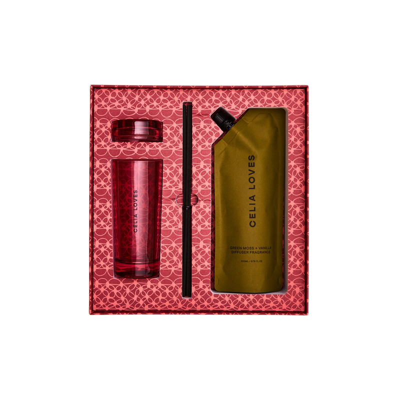 Diffuser Set – Green Moss + Vanilla 200ml