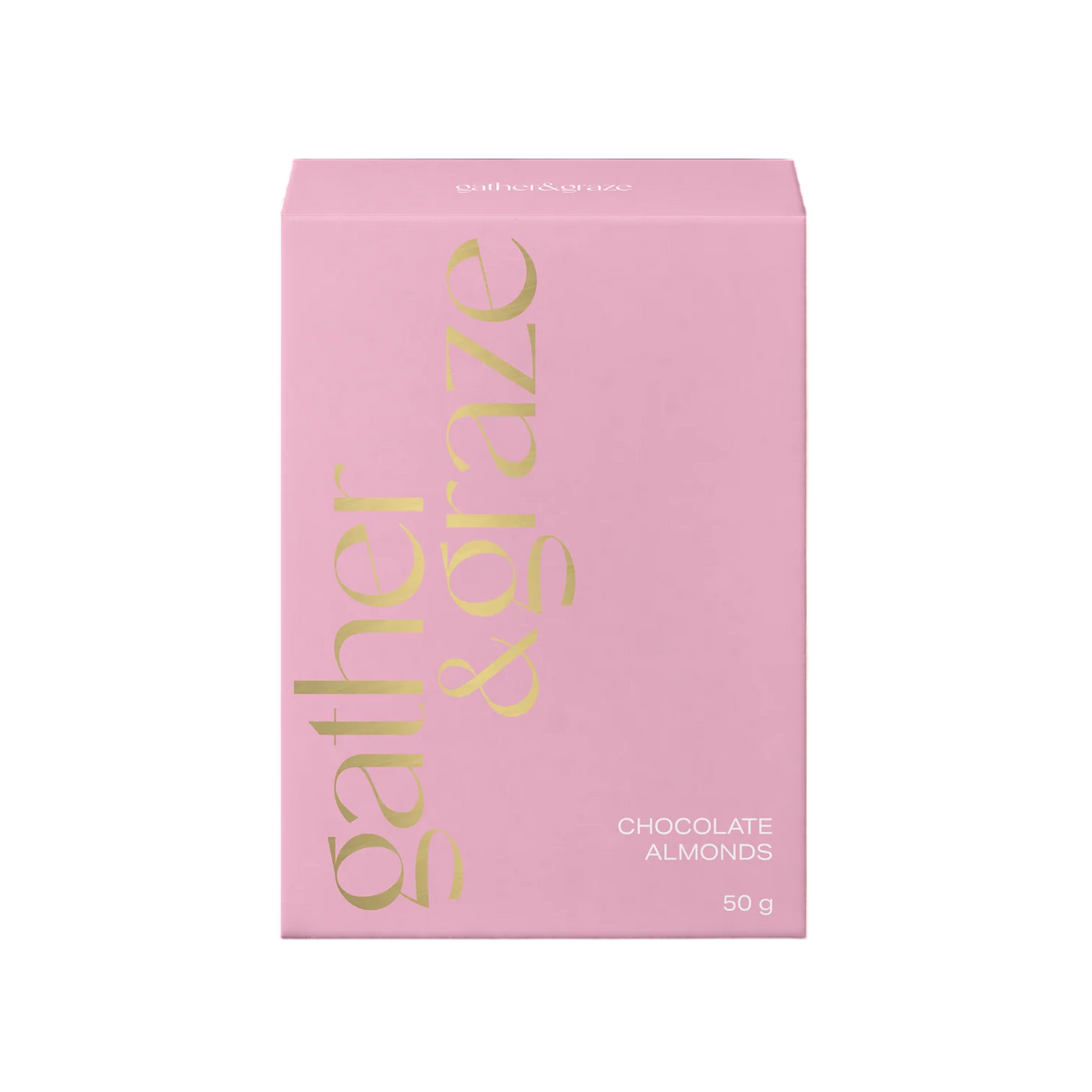 Gather & Graze Chocolate Almonds 50g Pink