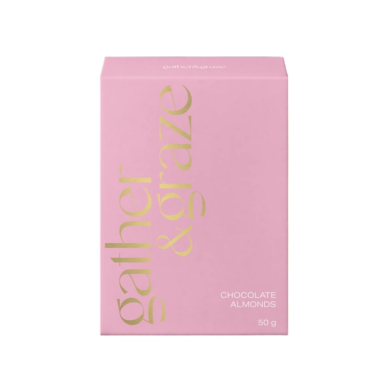 Gather & Graze Chocolate Almonds 50g Pink