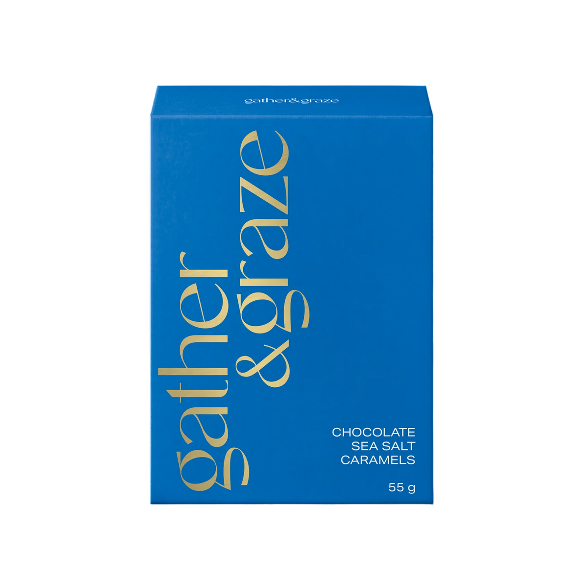Gather & Graze Chocolate Sea Salt Caramels 55g Blue