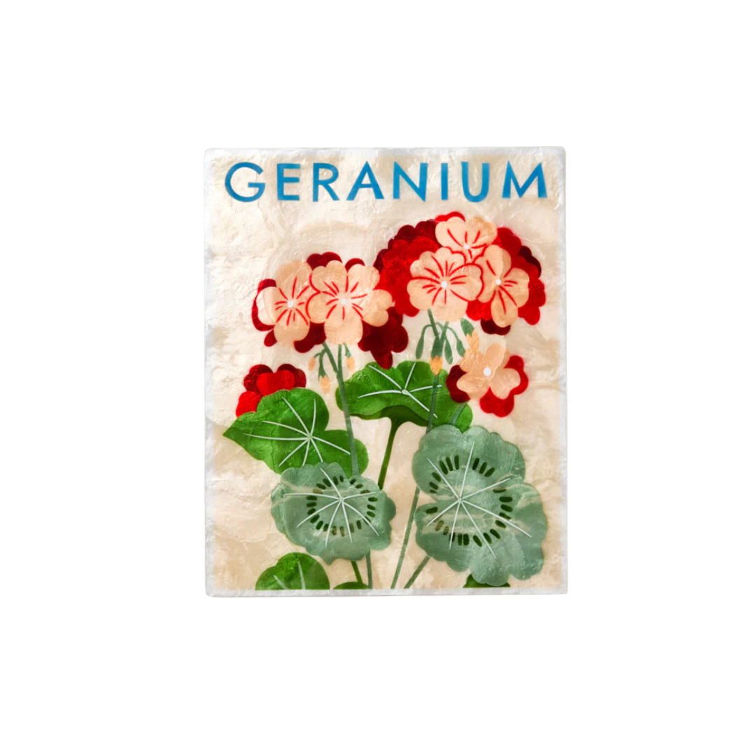 Market Wall Art Geranium