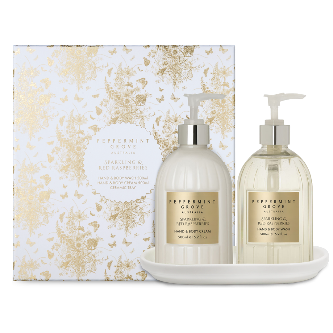 Gift Set - Hand Care Duo - Sparkling & Red Raspberries