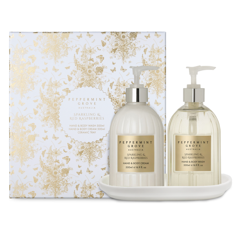 Gift Set - Hand Care Duo - Sparkling & Red Raspberries