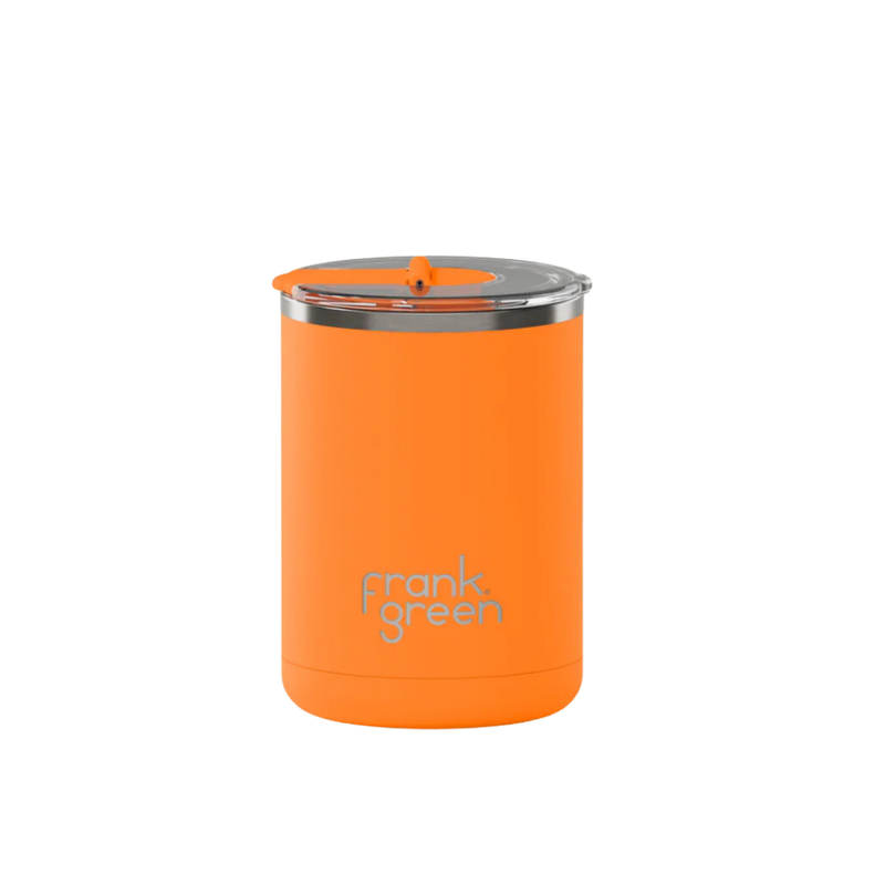 Ceramic Coffee Cup with Hinged Lid