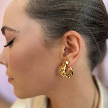 Groove Hoop Earrings