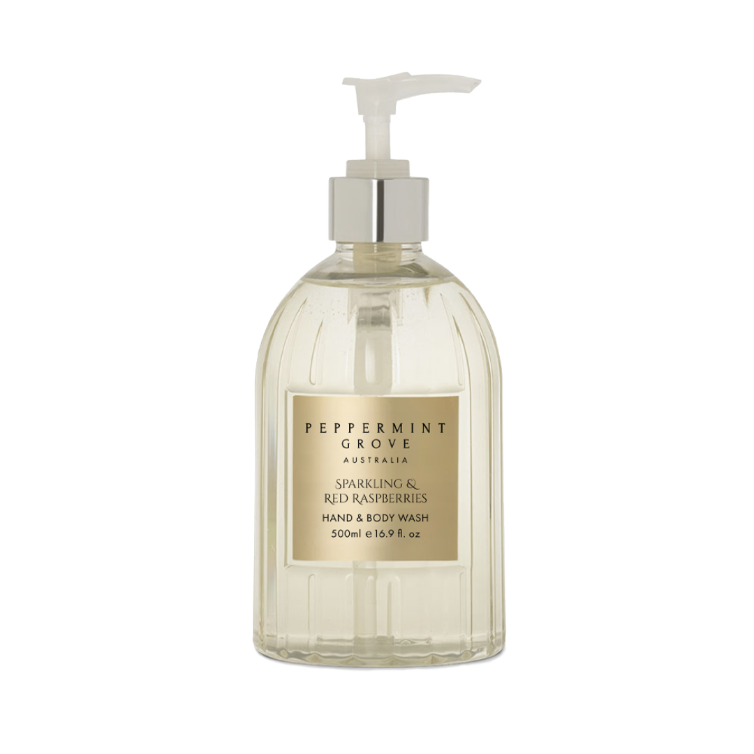 Hand & Body Wash 500ml - Sparkling & Red Raspberries