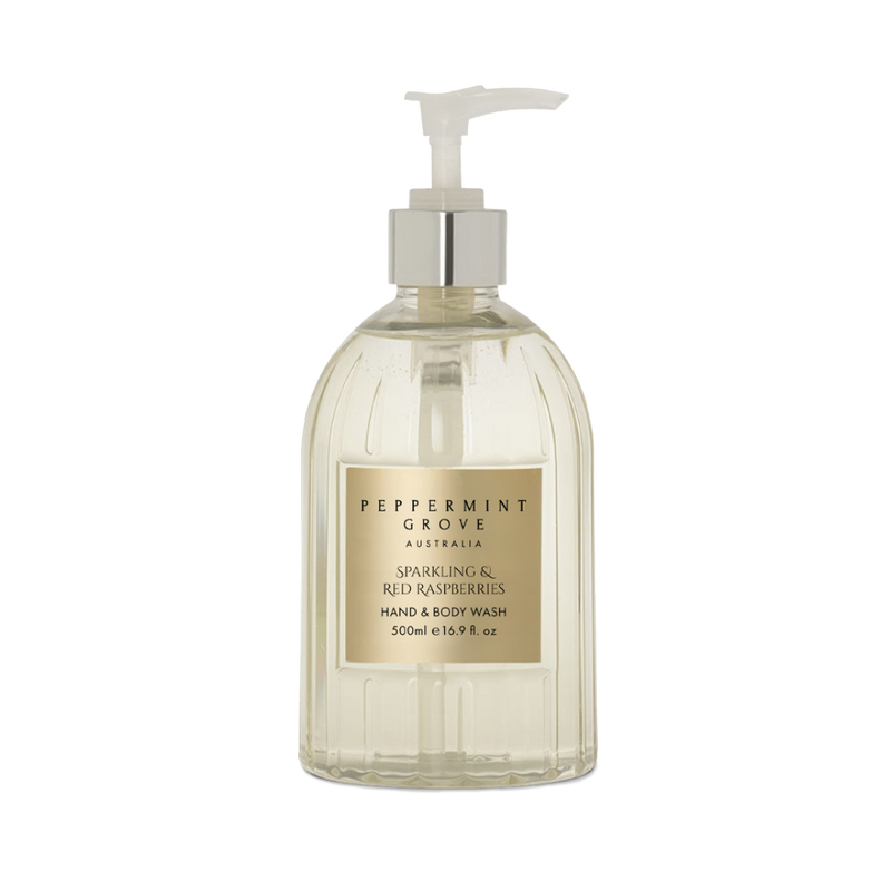 Hand & Body Wash 500ml - Sparkling & Red Raspberries