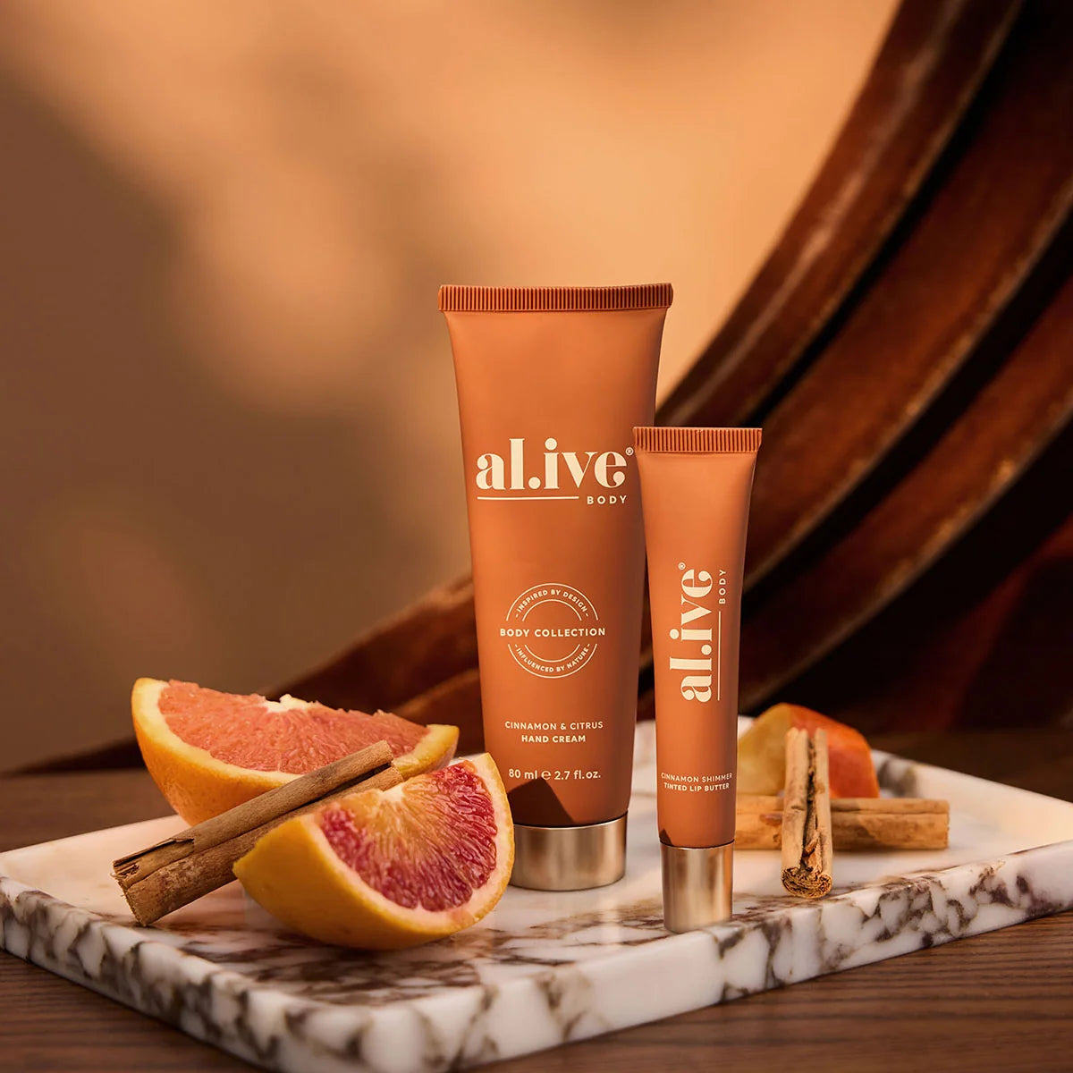 Hand & Lip Set - Cinnamon & Citrus