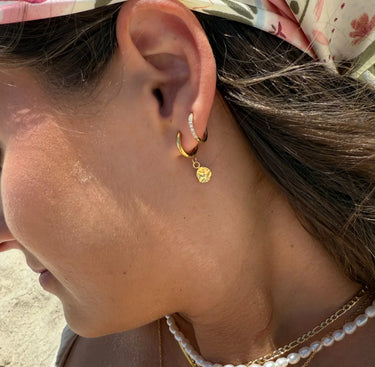 Harmony Gold Huggie Earrings