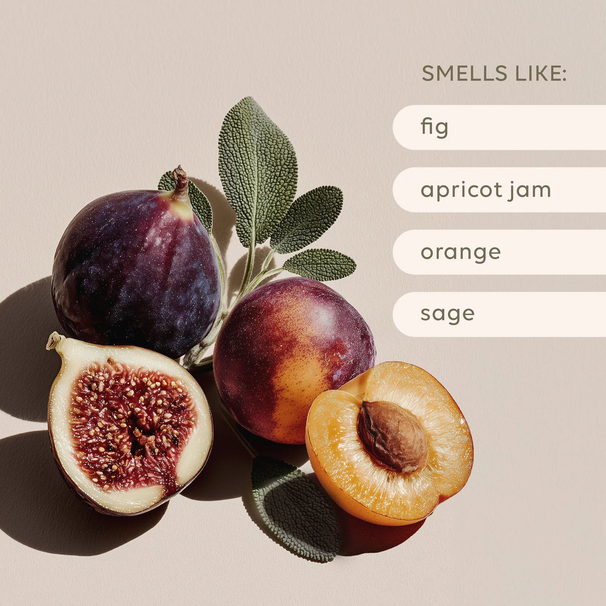 Soy Candle - Apricot & Sweet Fig