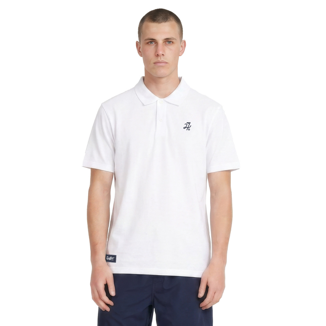 Mens Classic Ss Polo - White