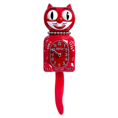 Kitchen Collection - Retro Red Lady Kit Cat Clock