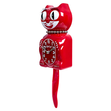 Kitchen Collection - Retro Red Lady Kit Cat Clock