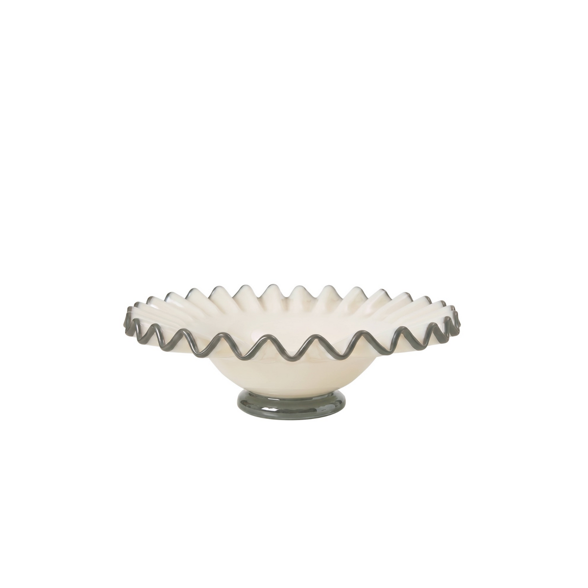Sigrid Frill Dish Footed Medium