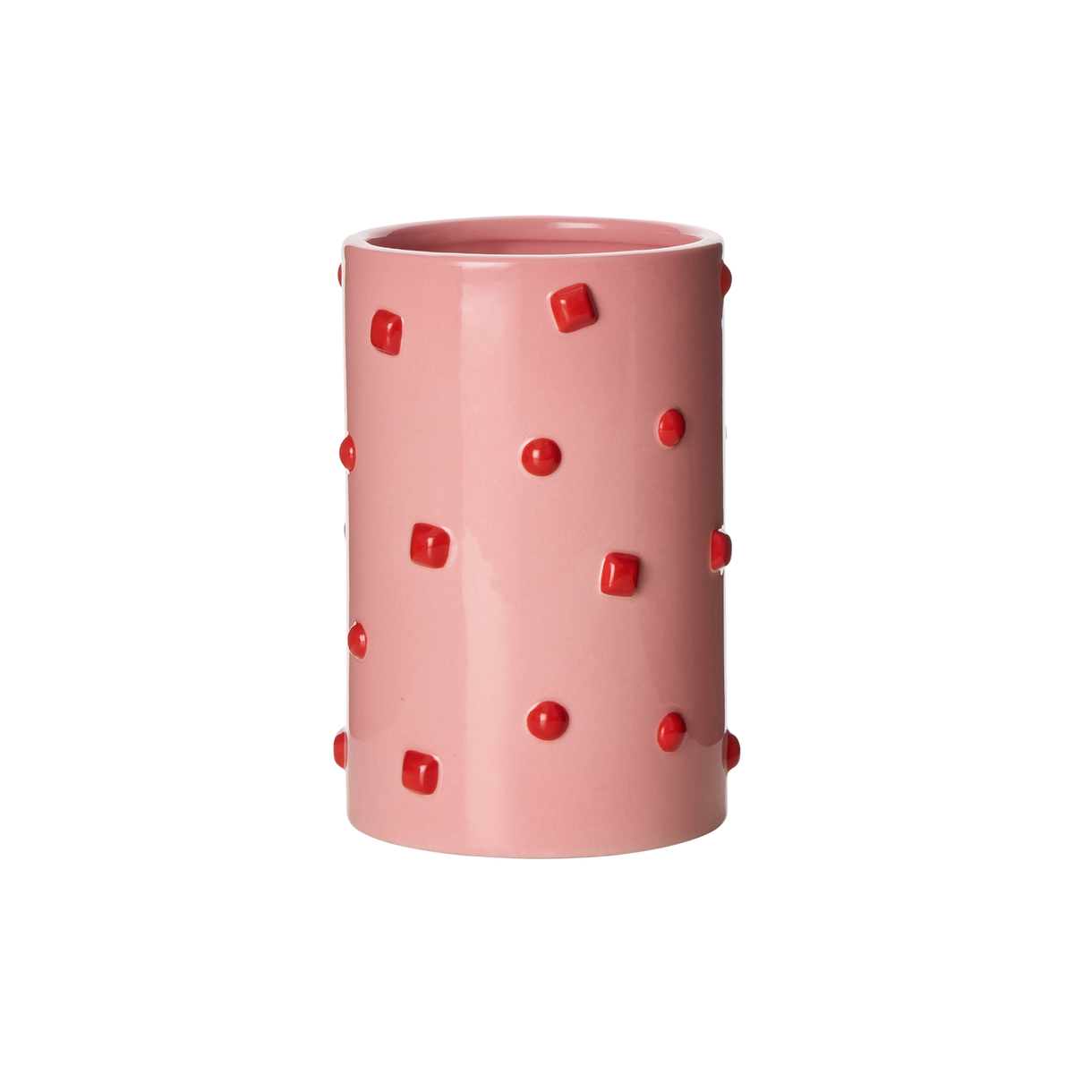 Bejeweled Vase Pink