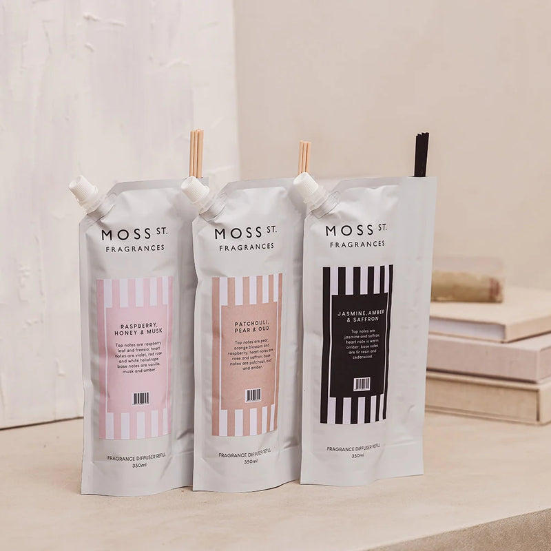 Diffuser Refill 350ml - Jasmine, amber and saffron