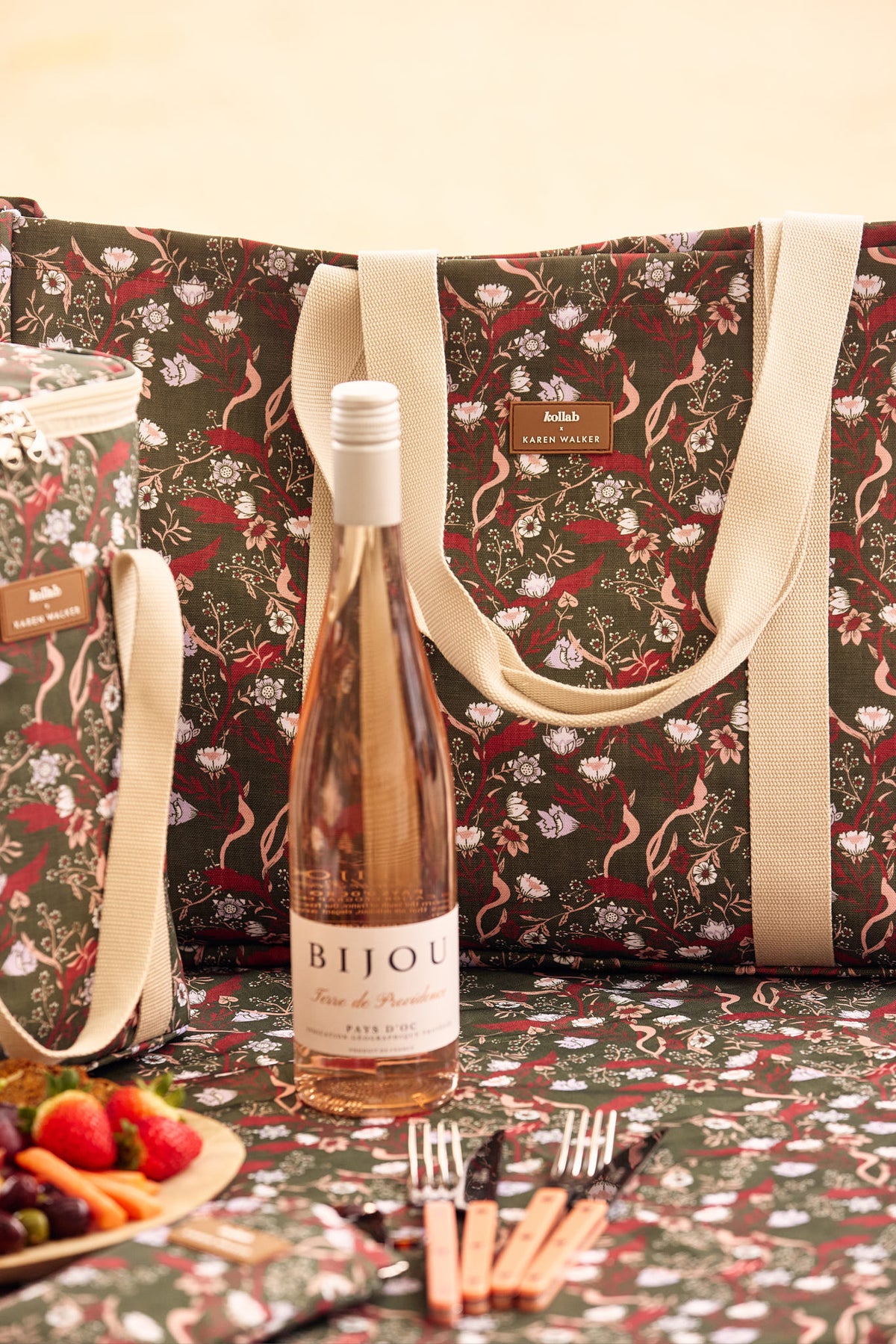 Kollab x Karen Walker Whimsy Floral Tote Bag