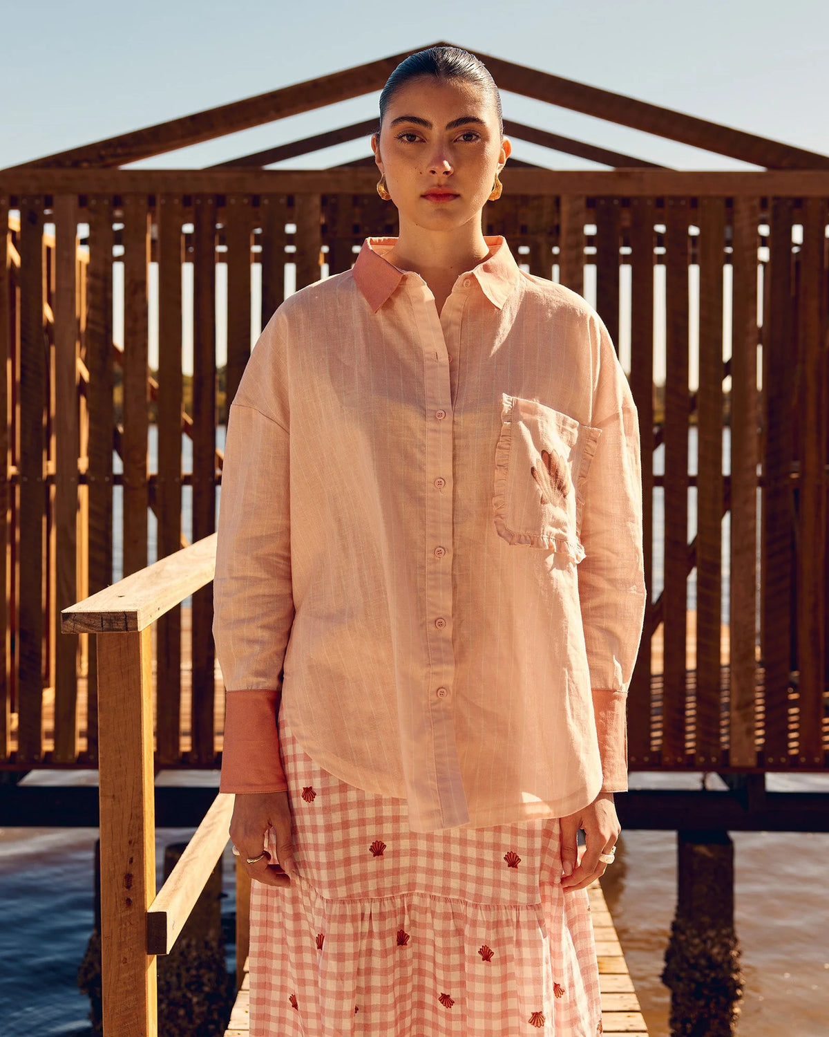 Keepsakes Oversized Long Sleeve Shirt