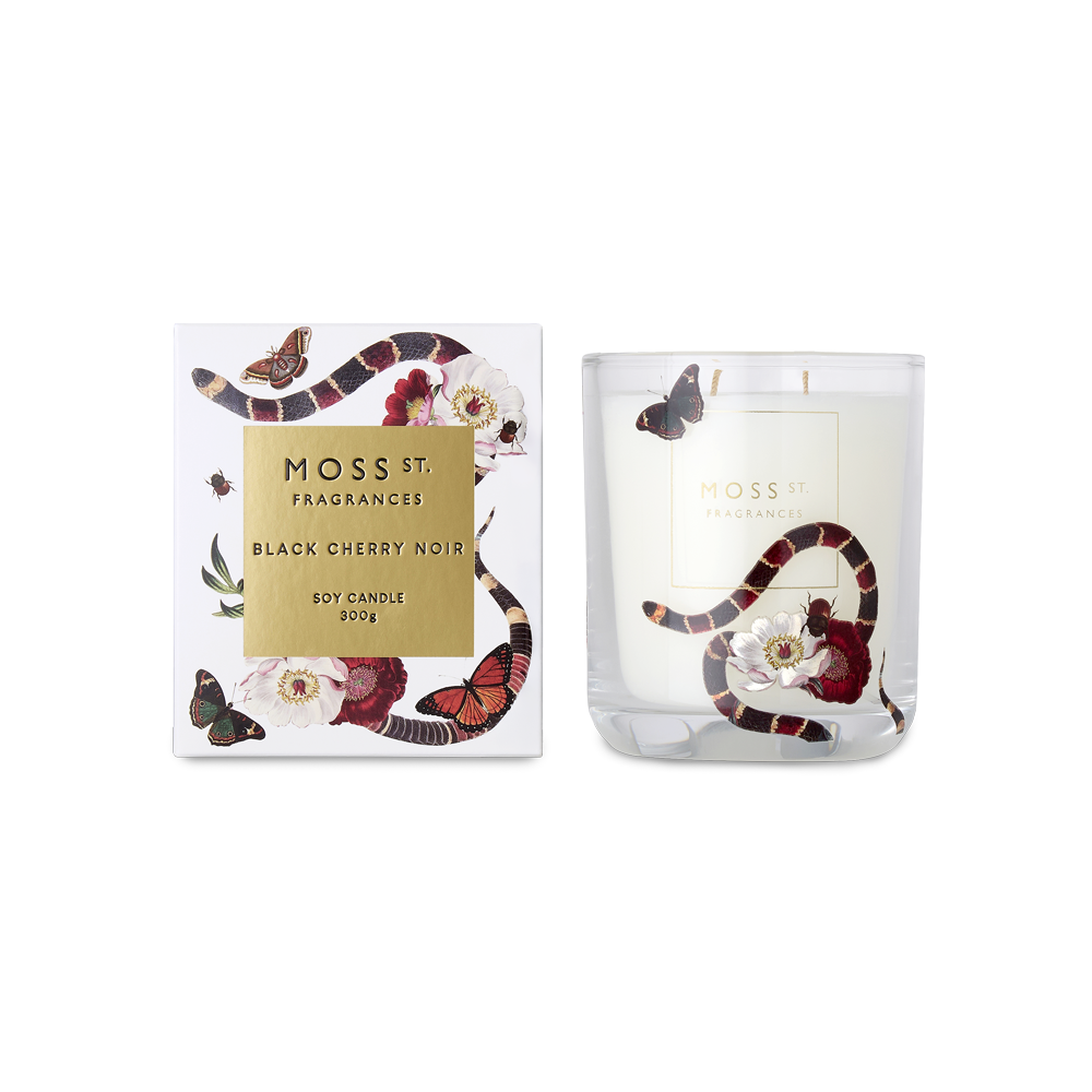Black Cherry Noir | Moss St Candle 300g