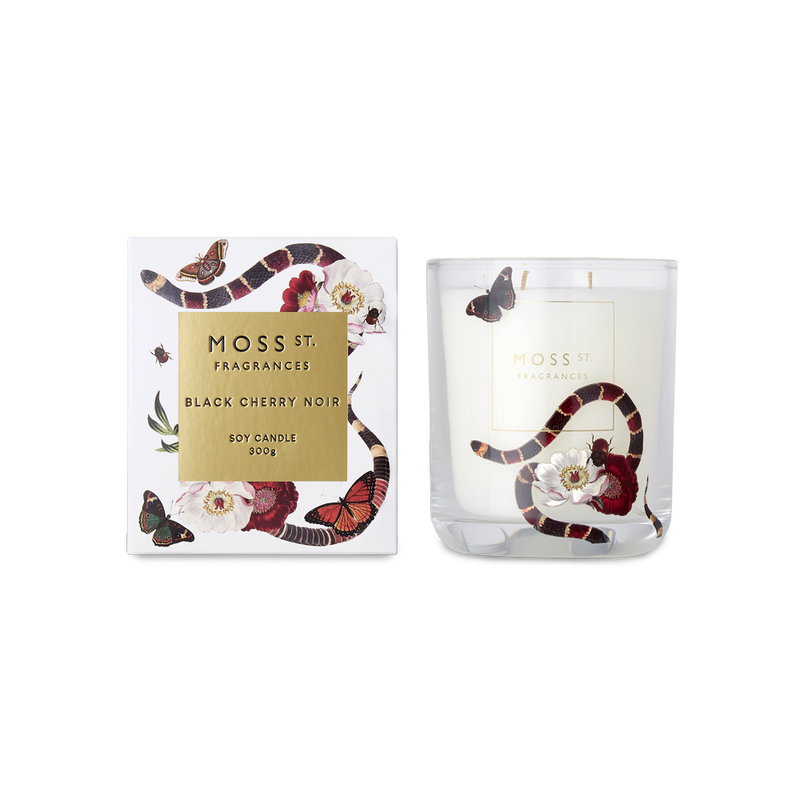 Black Cherry Noir | Moss St Candle 300g