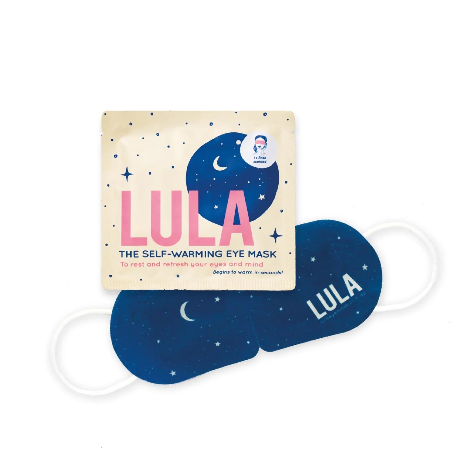 Lula Self-Warming Eye Masks (5 Pack) - Rose