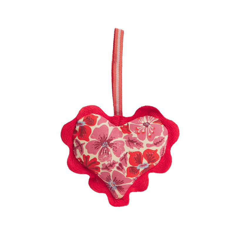 Magnolia Cotton Heart Decoration