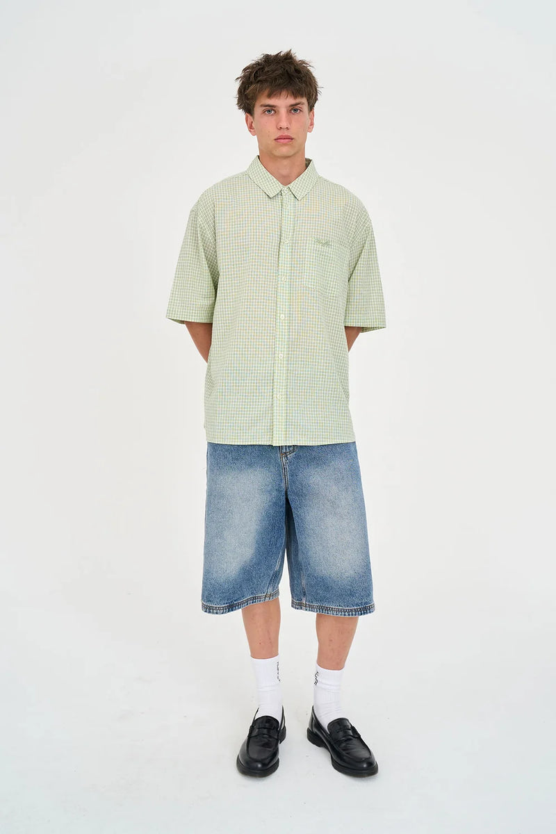 Crosby SS Shirt Matcha/Chalk