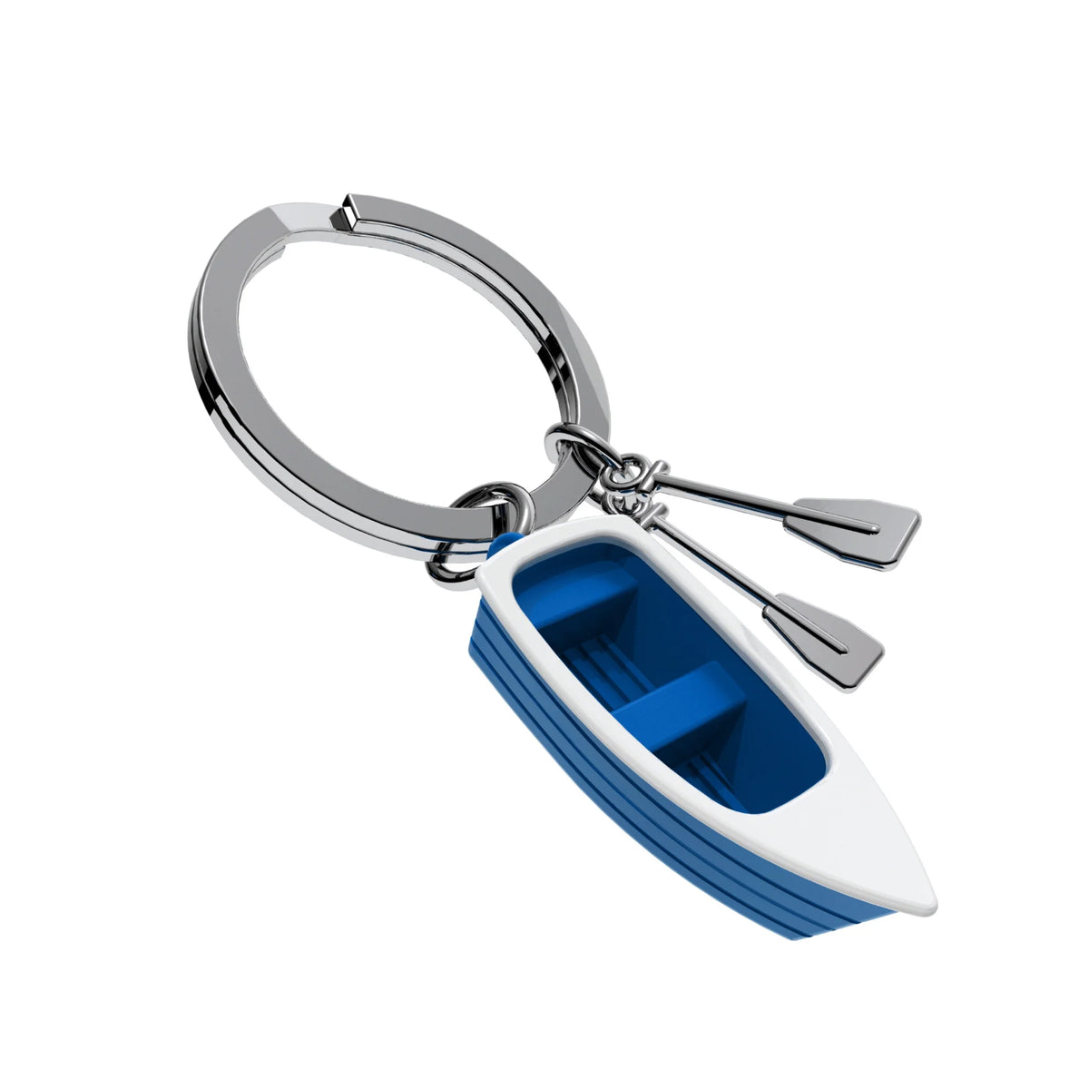 Row Boat Keychain (Blue)