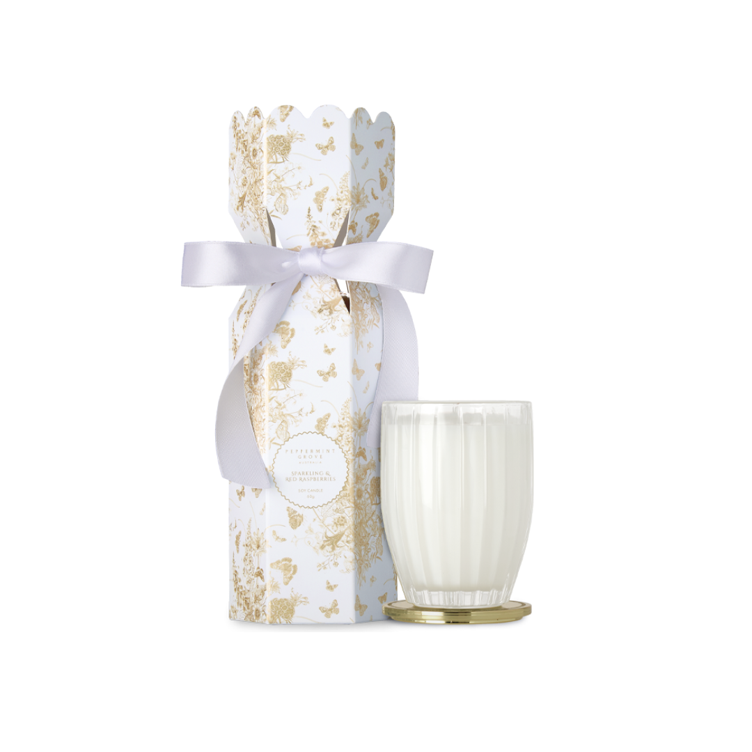 Candle Bon Bon 60g - Sparkling & Red Raspberries