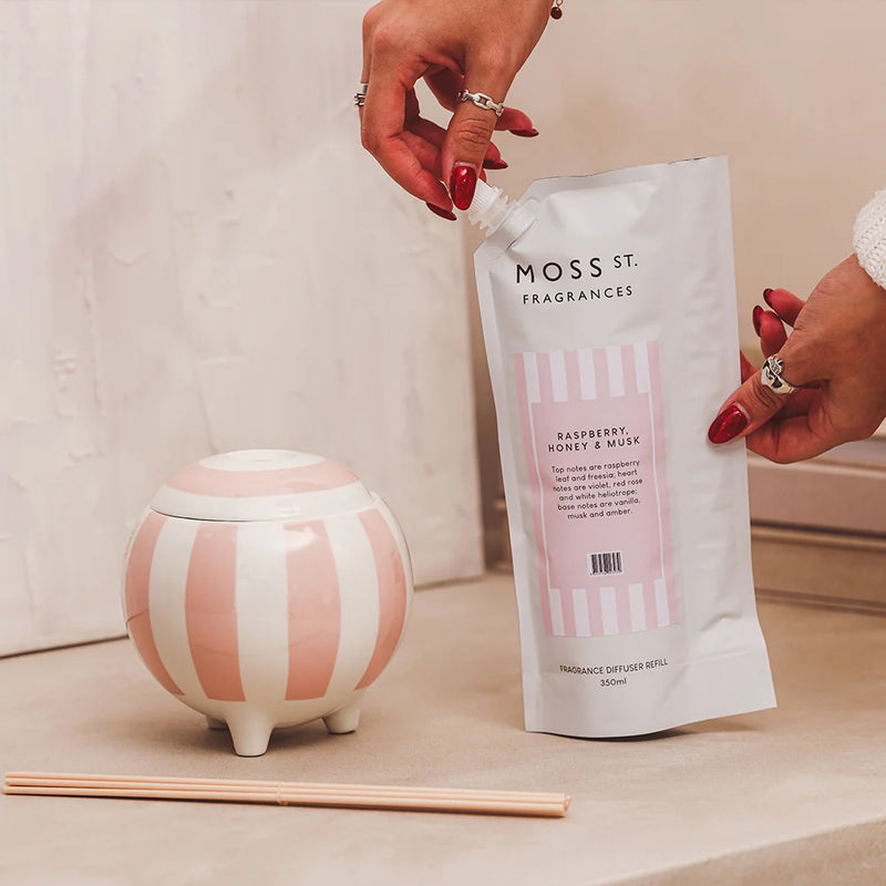 Diffuser Refill 350ml - Raspberry, honey and musk