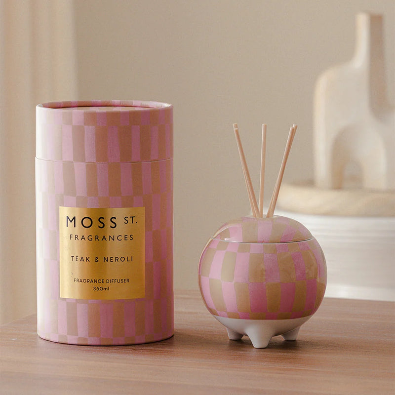 Ceramic Diffuser 350ml - Teak & Neroli