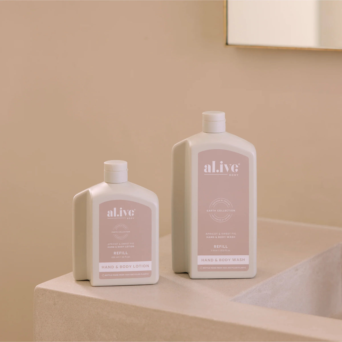 1 L Wash Refill - Apricot & Sweet Fig