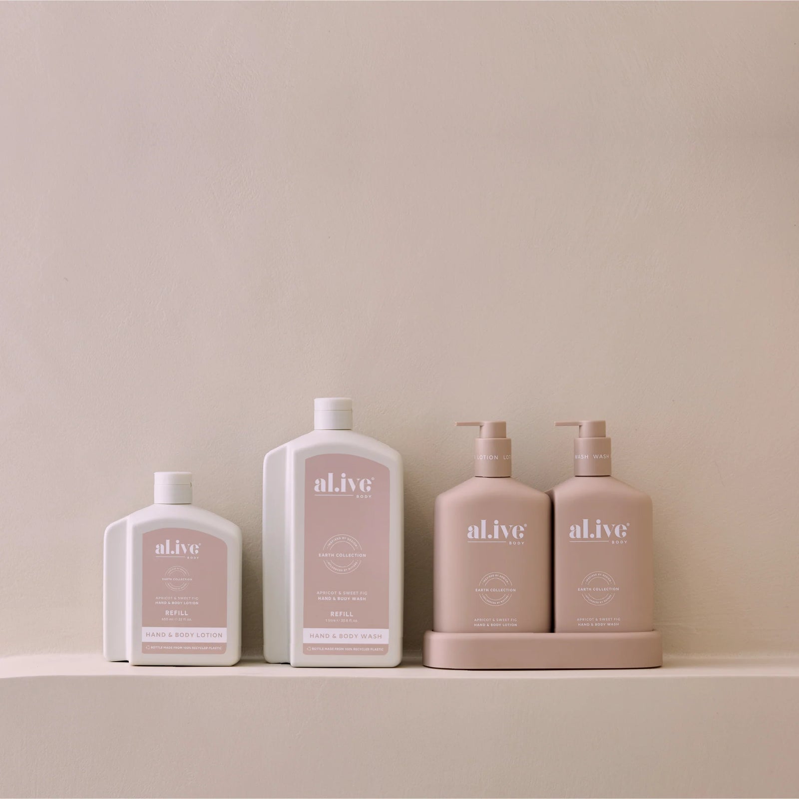 1 L Wash Refill - Apricot & Sweet Fig