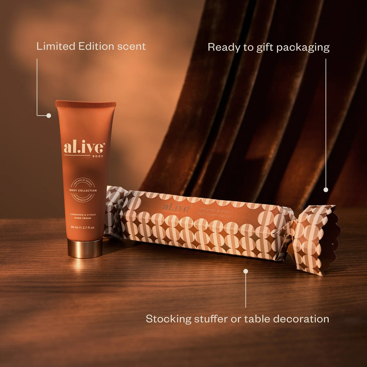 Hand Cream Cracker - Cinnamon and Citrus
