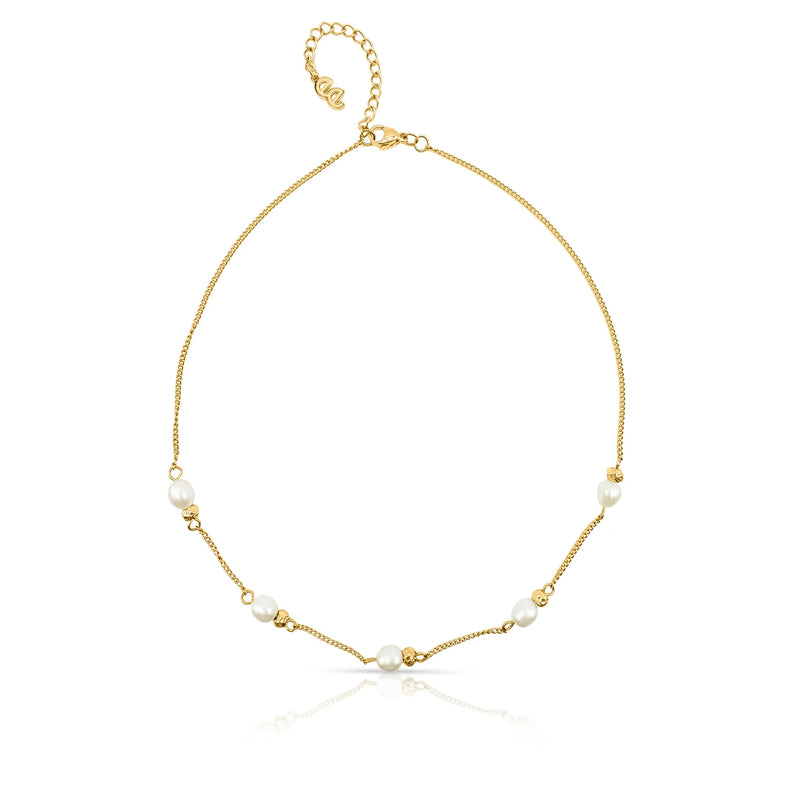 Off Court Pearl Necklace