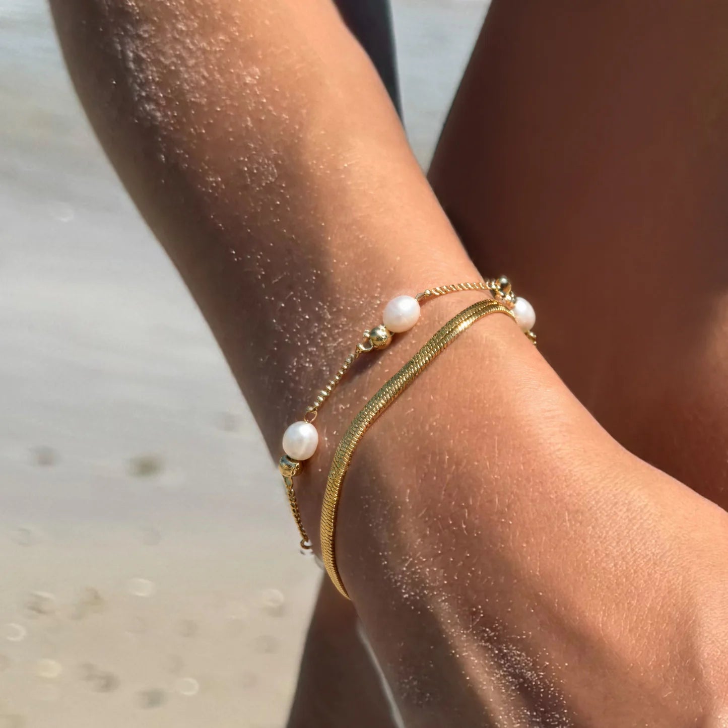Off Court Pearl Bracelet