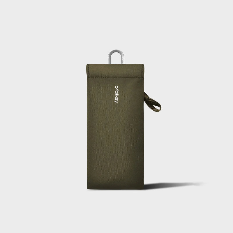 Clip-on Glasses Pouch - Olive