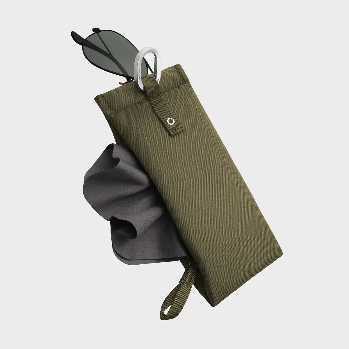 Clip-on Glasses Pouch - Olive