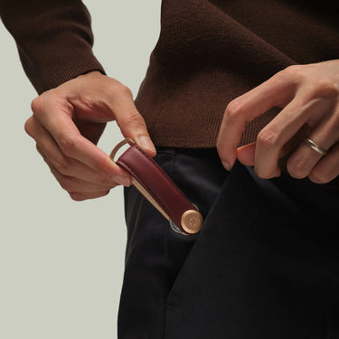 Key Organizer Leather - Wine