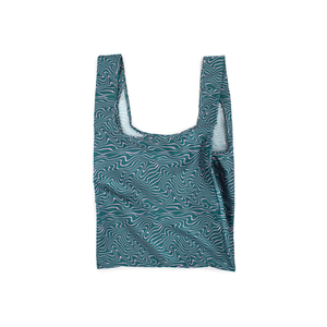 Reusable Bag Medium - Contours Green