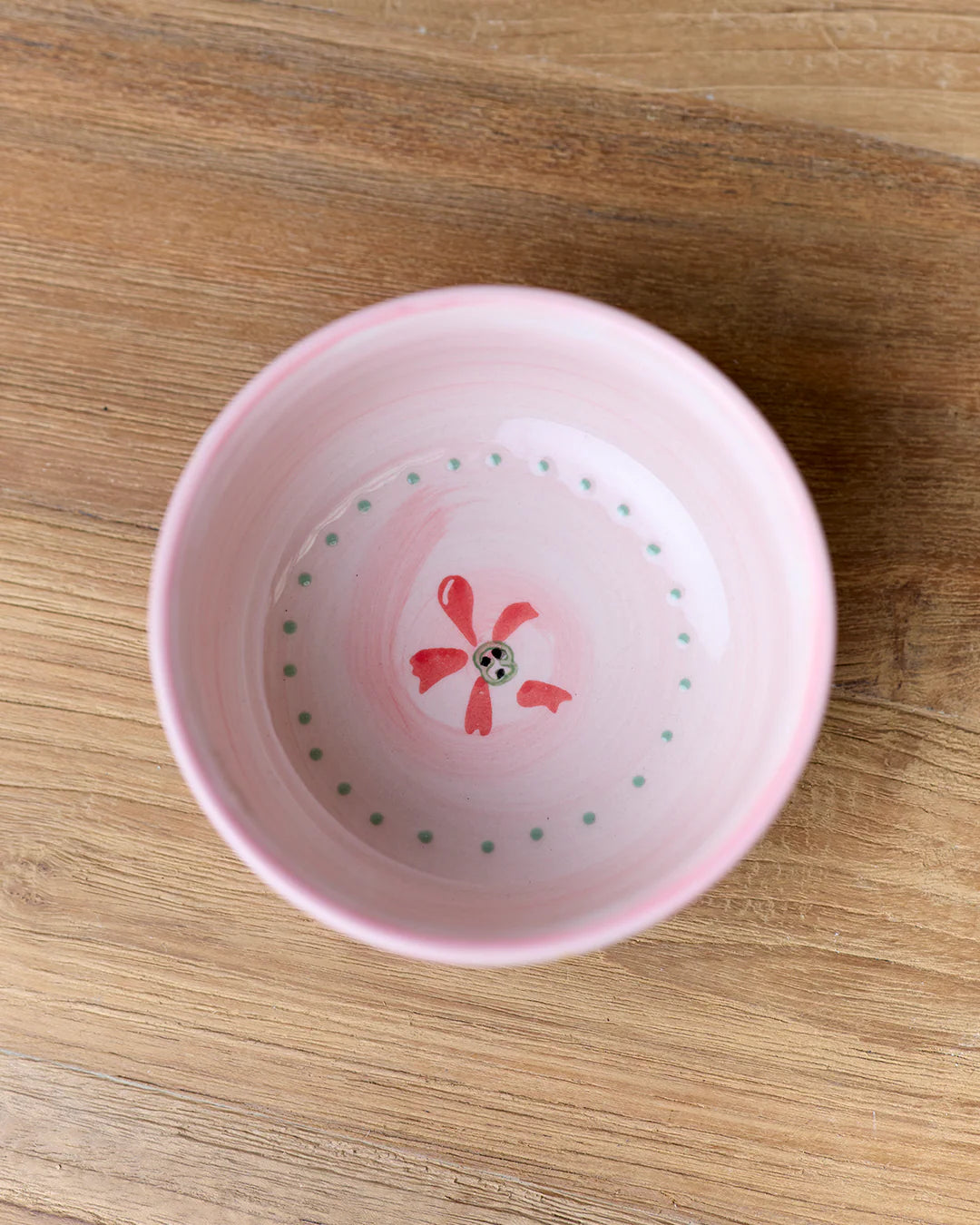 June's Garden Condiment Bowls / Geranium