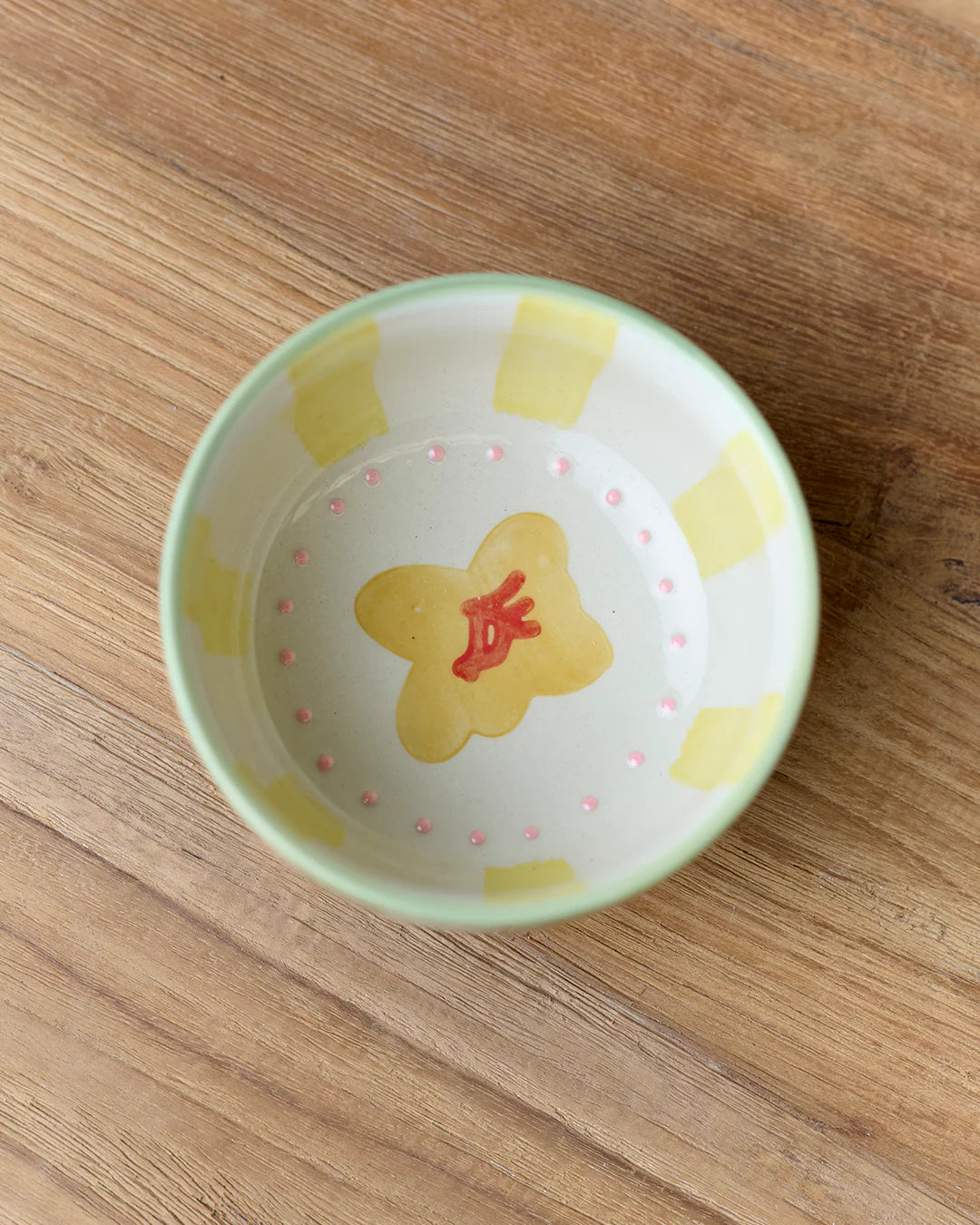 June's Garden Condiment Bowls / Yellow Bush Pea